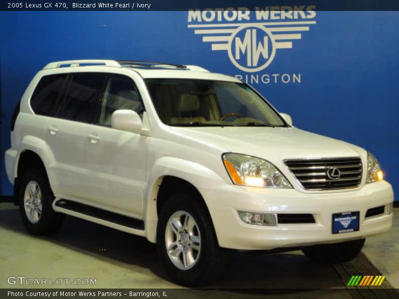 Blizzard White Pearl / Ivory 2005 Lexus GX 470