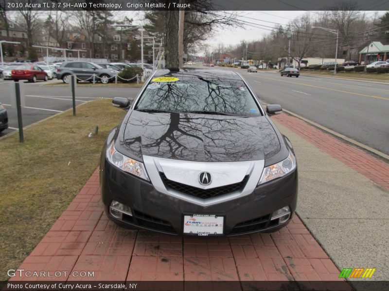 Grigio Metallic / Taupe 2010 Acura TL 3.7 SH-AWD Technology