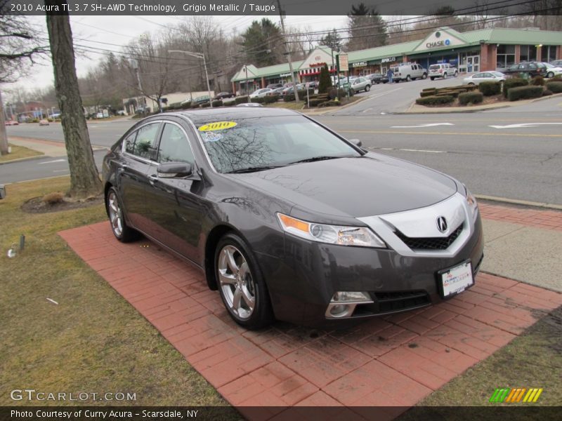 Grigio Metallic / Taupe 2010 Acura TL 3.7 SH-AWD Technology