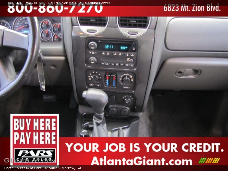 Liquid Silver Metallic / Medium Pewter 2004 GMC Envoy XL SLE