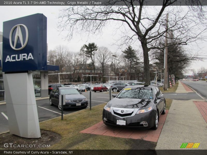 Grigio Metallic / Taupe 2010 Acura TL 3.7 SH-AWD Technology