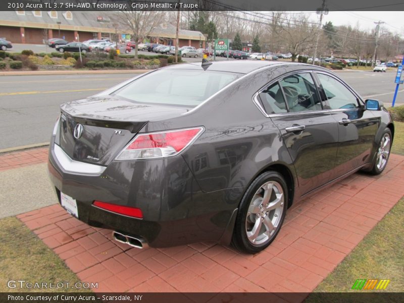 Grigio Metallic / Taupe 2010 Acura TL 3.7 SH-AWD Technology
