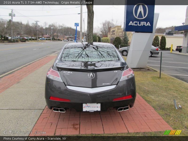 Grigio Metallic / Taupe 2010 Acura TL 3.7 SH-AWD Technology