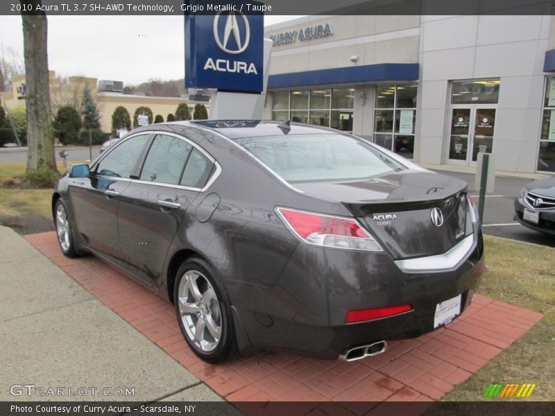 Grigio Metallic / Taupe 2010 Acura TL 3.7 SH-AWD Technology