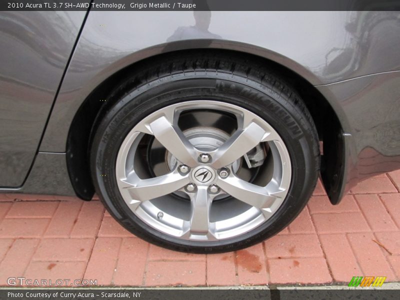 Grigio Metallic / Taupe 2010 Acura TL 3.7 SH-AWD Technology