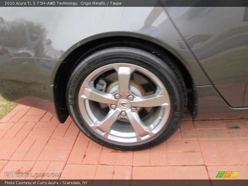 Grigio Metallic / Taupe 2010 Acura TL 3.7 SH-AWD Technology
