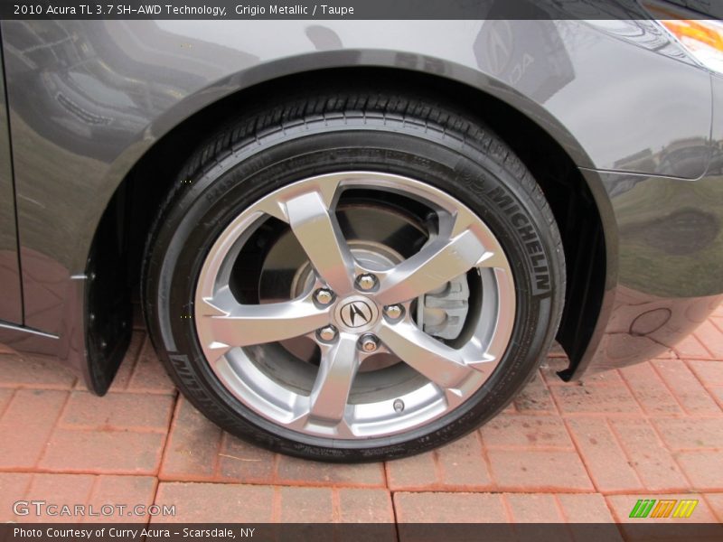 Grigio Metallic / Taupe 2010 Acura TL 3.7 SH-AWD Technology