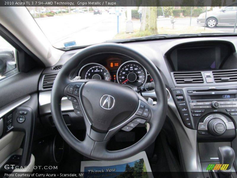 Grigio Metallic / Taupe 2010 Acura TL 3.7 SH-AWD Technology