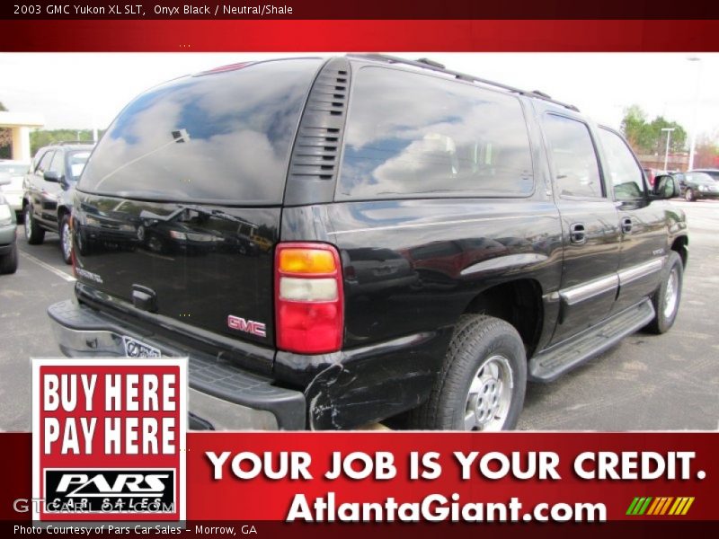 Onyx Black / Neutral/Shale 2003 GMC Yukon XL SLT