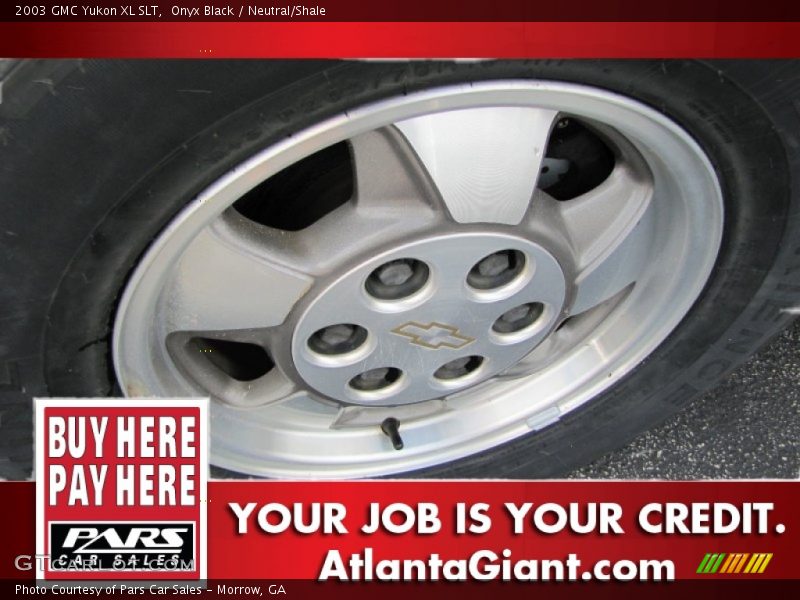 Onyx Black / Neutral/Shale 2003 GMC Yukon XL SLT