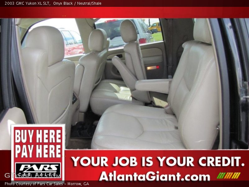 Onyx Black / Neutral/Shale 2003 GMC Yukon XL SLT