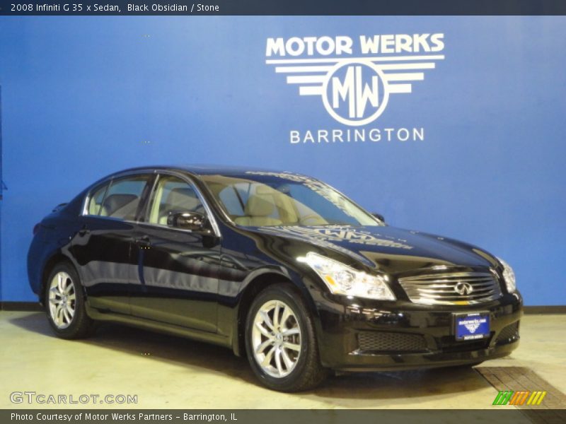 Black Obsidian / Stone 2008 Infiniti G 35 x Sedan