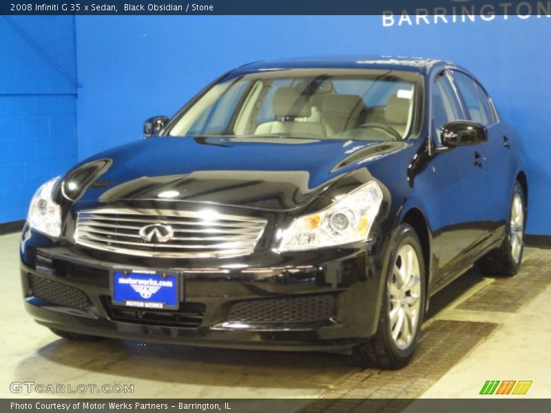 Black Obsidian / Stone 2008 Infiniti G 35 x Sedan