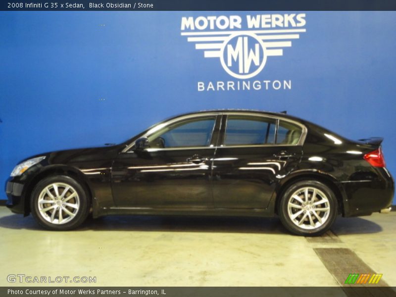 Black Obsidian / Stone 2008 Infiniti G 35 x Sedan