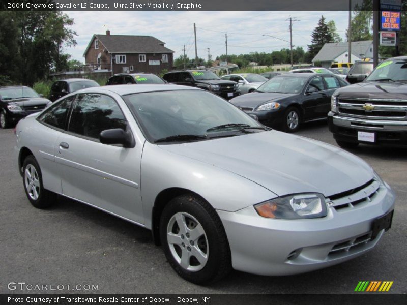 Ultra Silver Metallic / Graphite 2004 Chevrolet Cavalier LS Coupe
