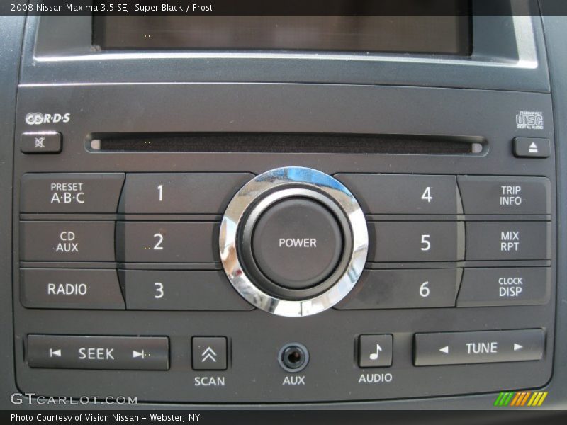 Super Black / Frost 2008 Nissan Maxima 3.5 SE