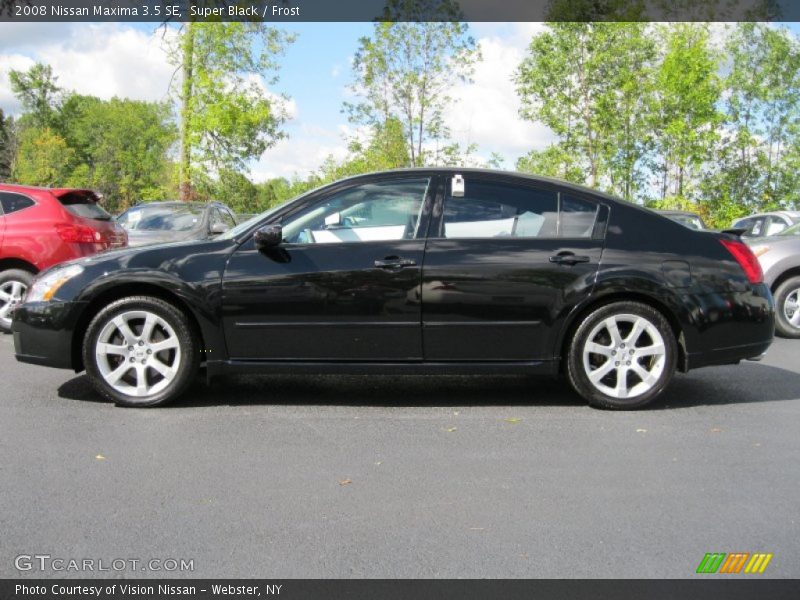 Super Black / Frost 2008 Nissan Maxima 3.5 SE