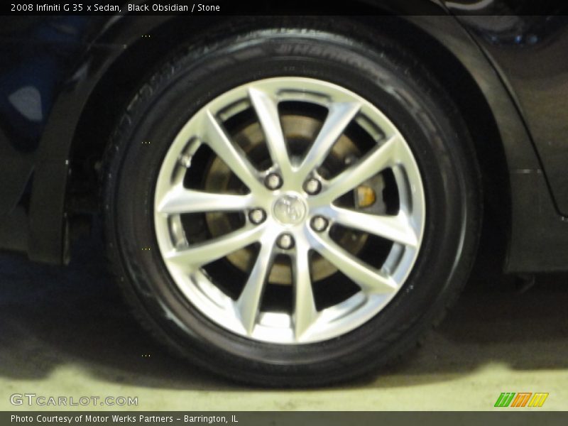 Black Obsidian / Stone 2008 Infiniti G 35 x Sedan