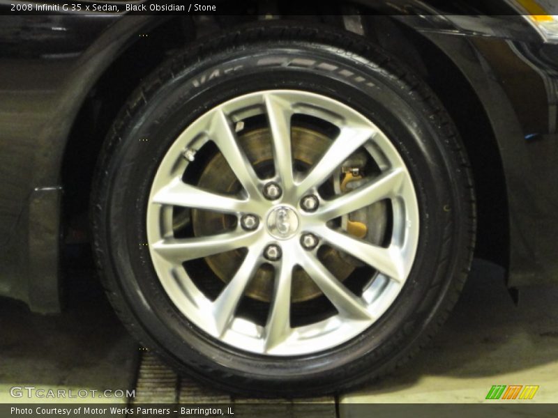 Black Obsidian / Stone 2008 Infiniti G 35 x Sedan