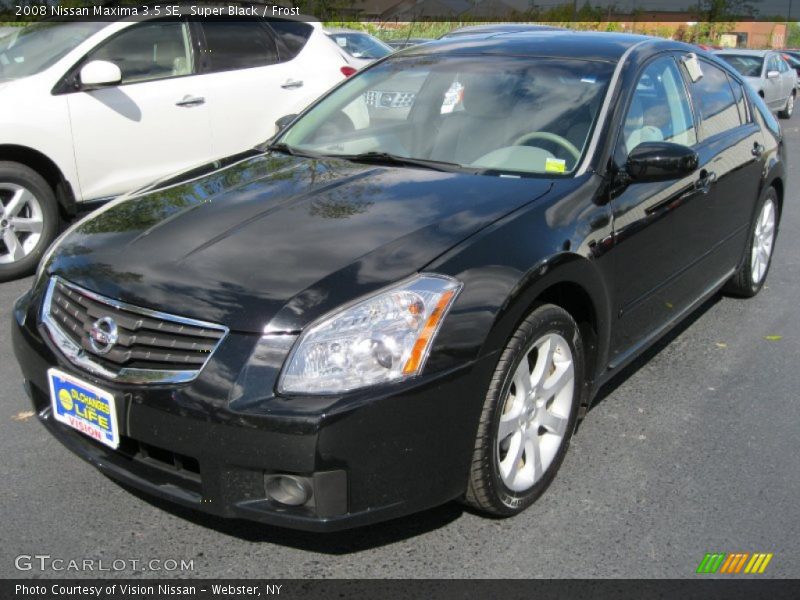 Super Black / Frost 2008 Nissan Maxima 3.5 SE