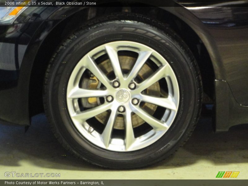 Black Obsidian / Stone 2008 Infiniti G 35 x Sedan