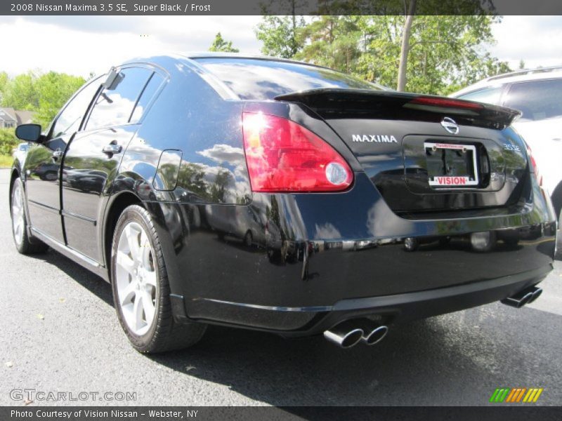 Super Black / Frost 2008 Nissan Maxima 3.5 SE
