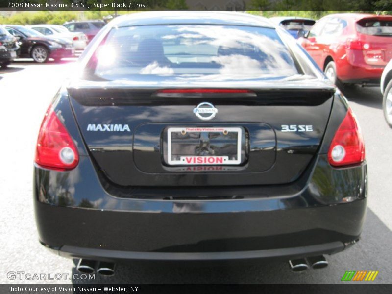 Super Black / Frost 2008 Nissan Maxima 3.5 SE