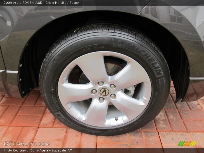 Grigio Metallic / Ebony 2009 Acura RDX SH-AWD