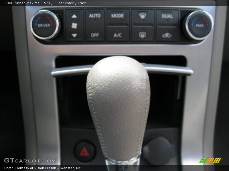 Super Black / Frost 2008 Nissan Maxima 3.5 SE