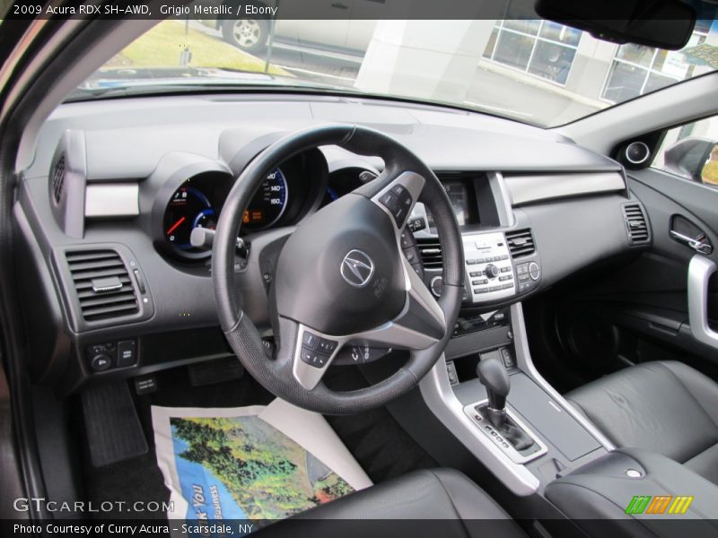 Grigio Metallic / Ebony 2009 Acura RDX SH-AWD