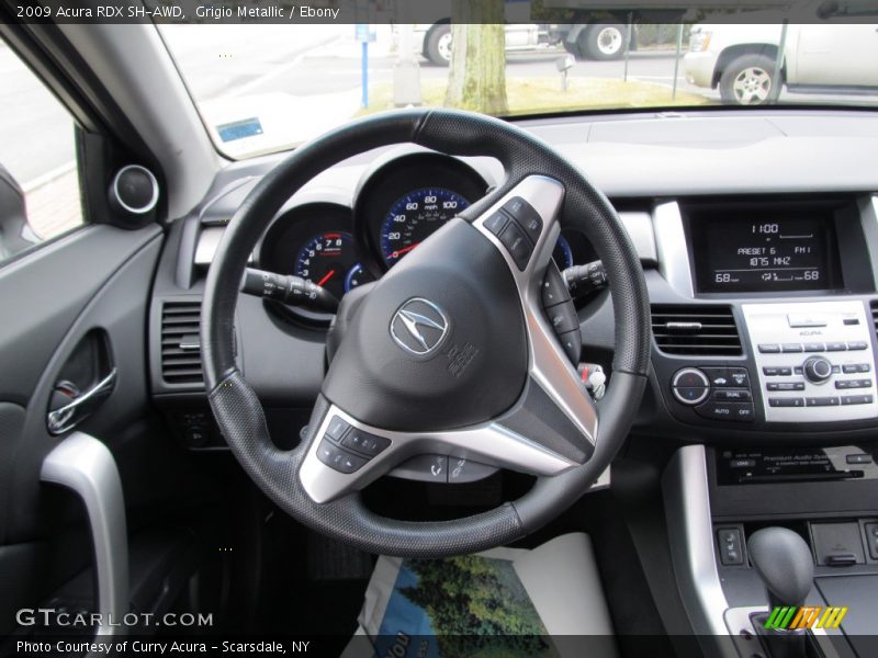 Grigio Metallic / Ebony 2009 Acura RDX SH-AWD