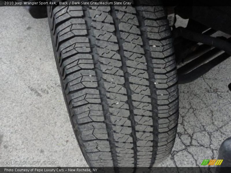Black / Dark Slate Gray/Medium Slate Gray 2010 Jeep Wrangler Sport 4x4