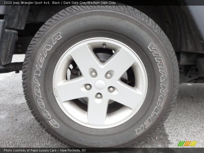 Black / Dark Slate Gray/Medium Slate Gray 2010 Jeep Wrangler Sport 4x4