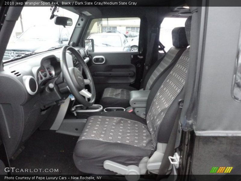 Black / Dark Slate Gray/Medium Slate Gray 2010 Jeep Wrangler Sport 4x4