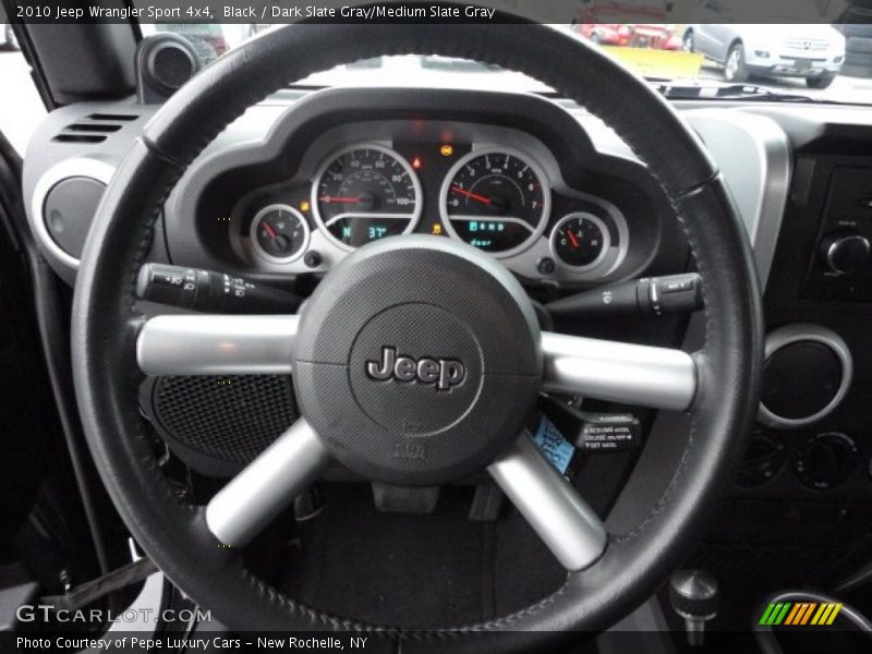 Black / Dark Slate Gray/Medium Slate Gray 2010 Jeep Wrangler Sport 4x4