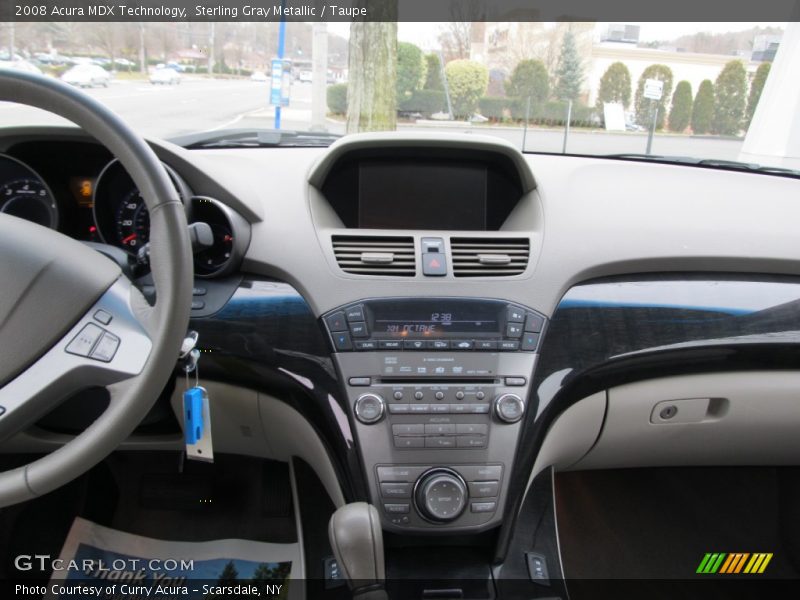Sterling Gray Metallic / Taupe 2008 Acura MDX Technology