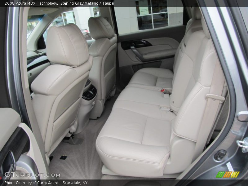 Sterling Gray Metallic / Taupe 2008 Acura MDX Technology
