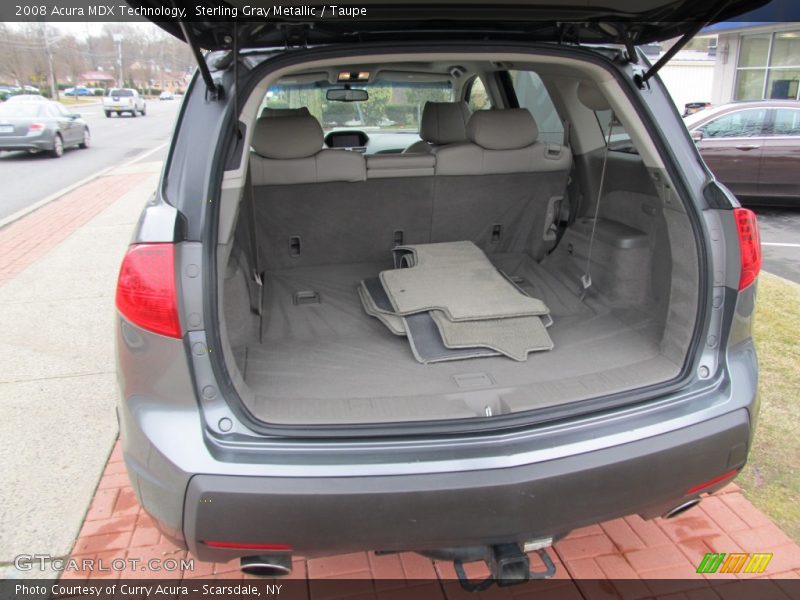 Sterling Gray Metallic / Taupe 2008 Acura MDX Technology