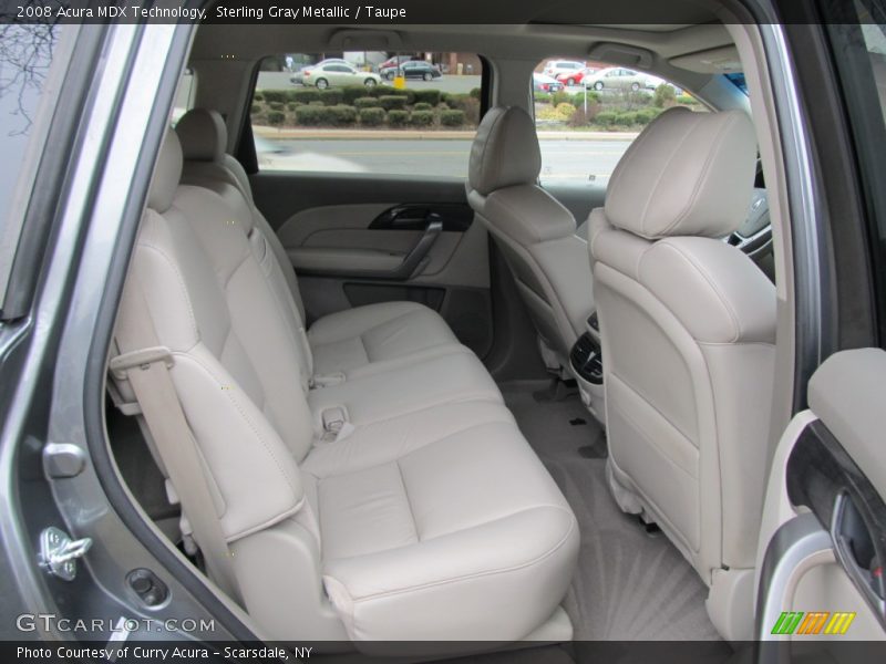 Sterling Gray Metallic / Taupe 2008 Acura MDX Technology
