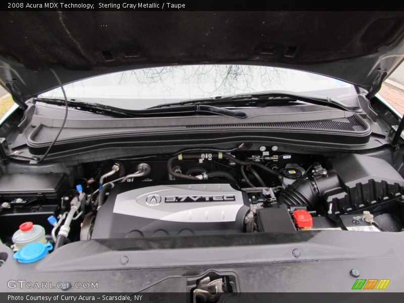 Sterling Gray Metallic / Taupe 2008 Acura MDX Technology
