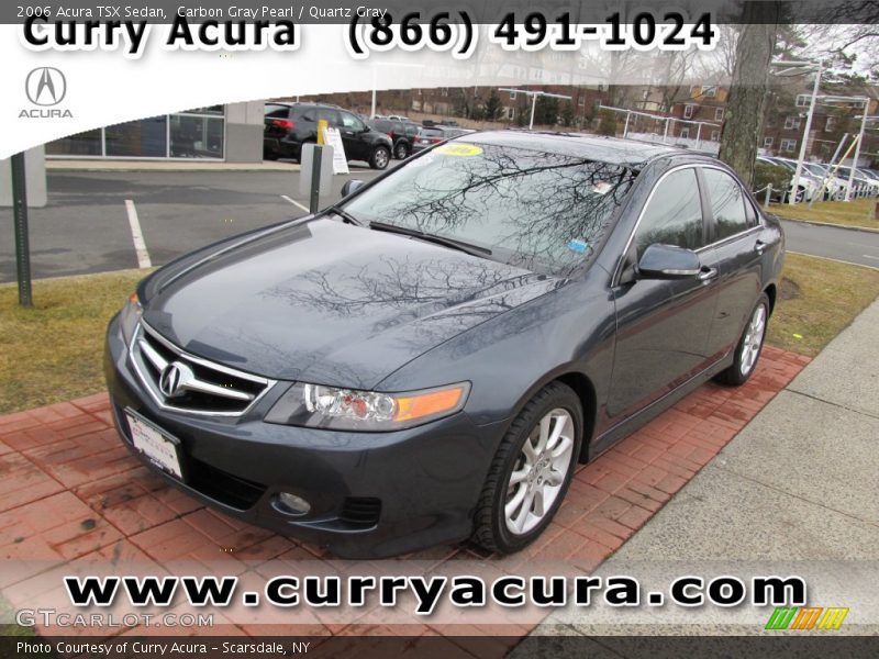 Carbon Gray Pearl / Quartz Gray 2006 Acura TSX Sedan