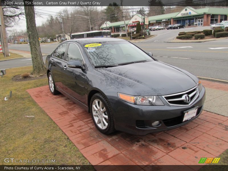 Carbon Gray Pearl / Quartz Gray 2006 Acura TSX Sedan