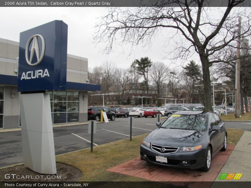 Carbon Gray Pearl / Quartz Gray 2006 Acura TSX Sedan