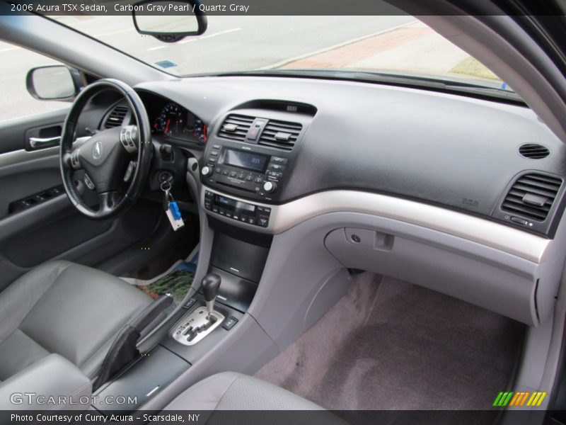 Carbon Gray Pearl / Quartz Gray 2006 Acura TSX Sedan