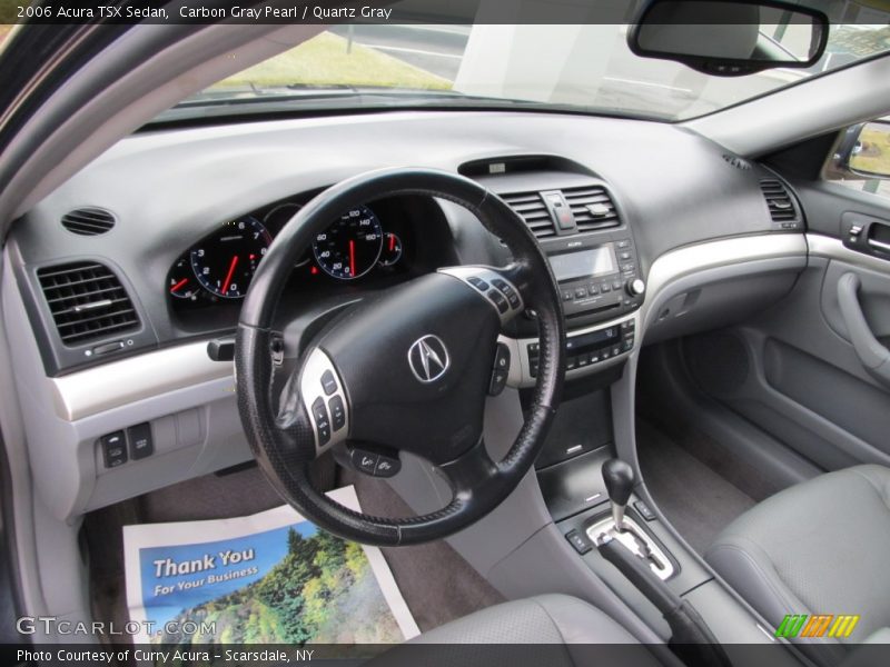 Carbon Gray Pearl / Quartz Gray 2006 Acura TSX Sedan