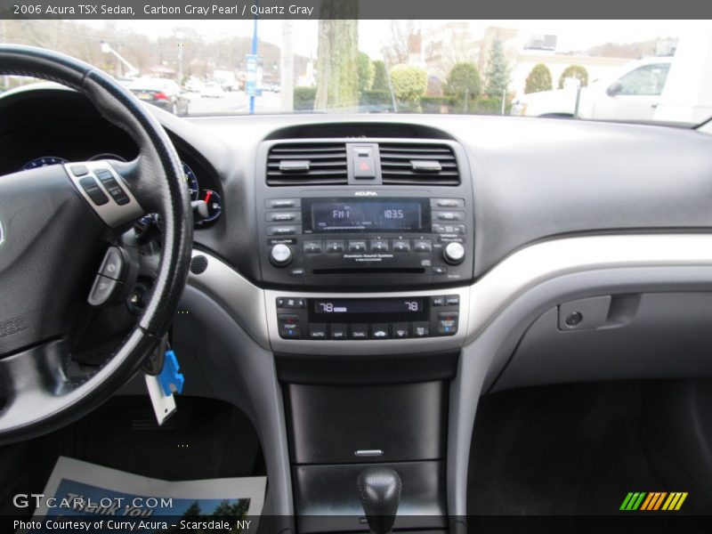 Carbon Gray Pearl / Quartz Gray 2006 Acura TSX Sedan