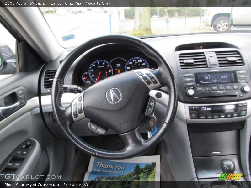 Carbon Gray Pearl / Quartz Gray 2006 Acura TSX Sedan