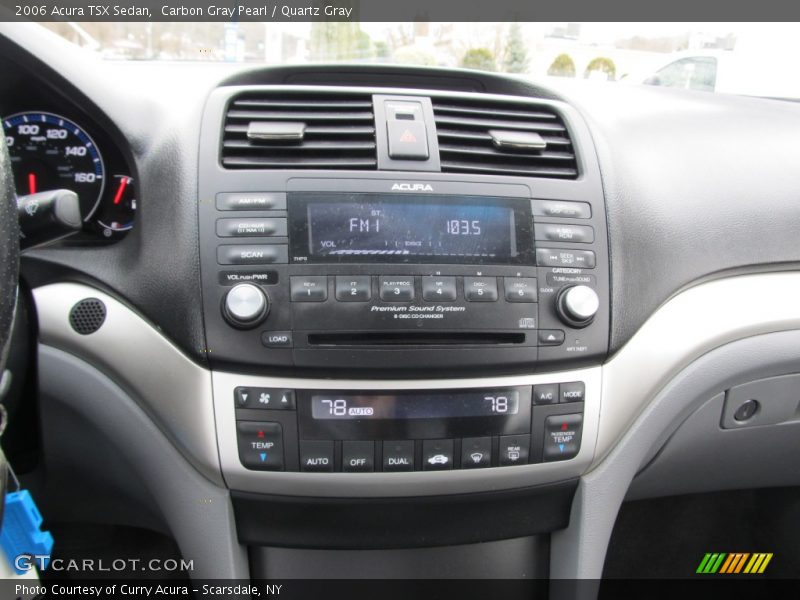 Controls of 2006 TSX Sedan