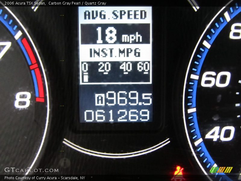 Carbon Gray Pearl / Quartz Gray 2006 Acura TSX Sedan