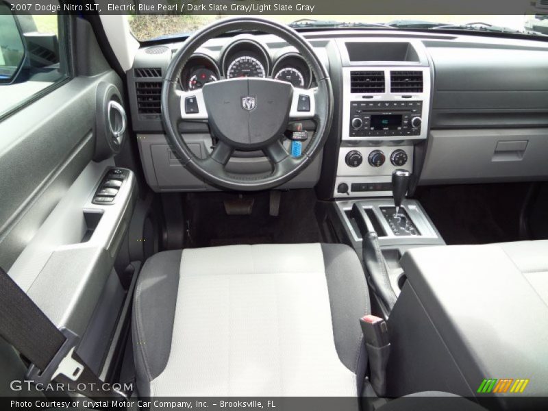 Electric Blue Pearl / Dark Slate Gray/Light Slate Gray 2007 Dodge Nitro SLT